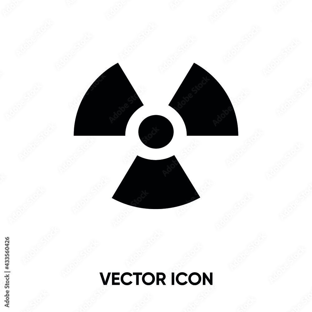 Nuclear radiation vector icon. Modern, simple flat vector illustration for website or mobile app.Radiation symbol, logo illustration. Pixel perfect vector graphics Nuclear radiation vector icon. Modern, simple flat vector illustration for website or mobile app.Radiation symbol, logo illustration. Pixel perfect vector graphics