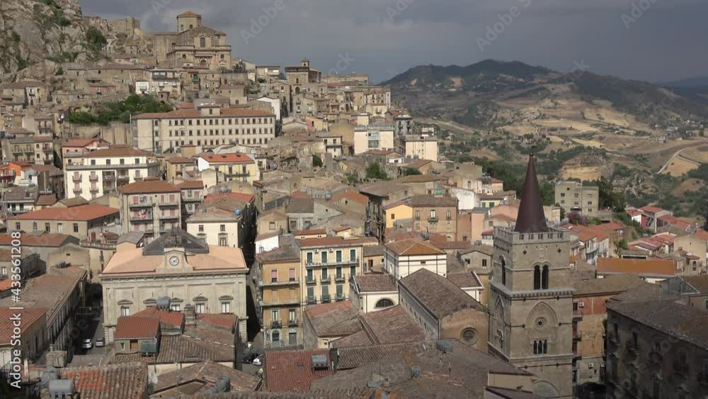 Landscape of Nicosia, Enna, Sicily, Italy in 4k Landscape of Nicosia, Enna, Sicily, Italy in 4k