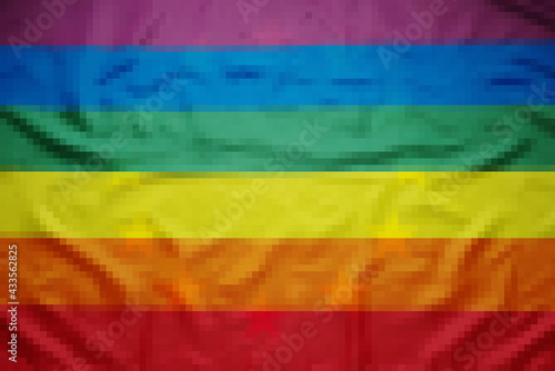 lgbt flag May 17-International Day against Homophobia: photo