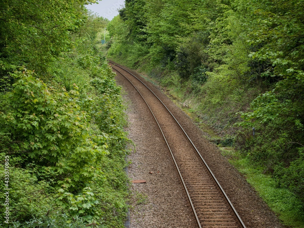 Single Track Railway Line Single Track Railway Line