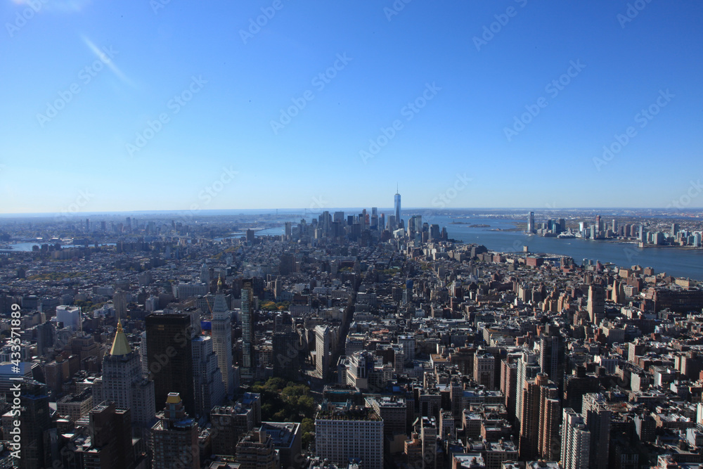 View from the Empire State Building on the city of New York View from the Empire State Building on the city of New York