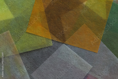 和紙テクスチャー背景(茶系) 秋山のような色合いの極薄和紙 © BEIZ images