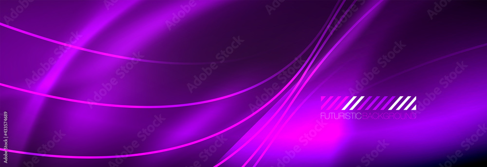 Neon dynamic beams vector abstract wallpaper background. Wallpaper background, design templates for business or technology presentations, internet posters or web brochure covers Neon dynamic beams vector abstract wallpaper background. Wallpaper background, design templates for business or technology presentations, internet posters or web brochure covers