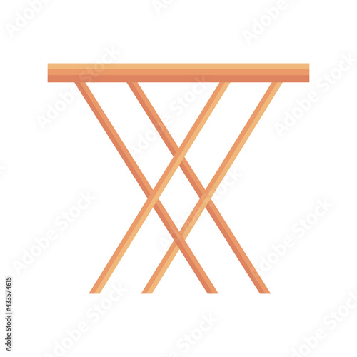 wooden table garden