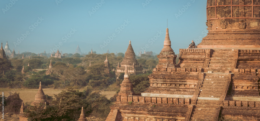 Tamples of Bagan, Burma, Myanmar, Asia.