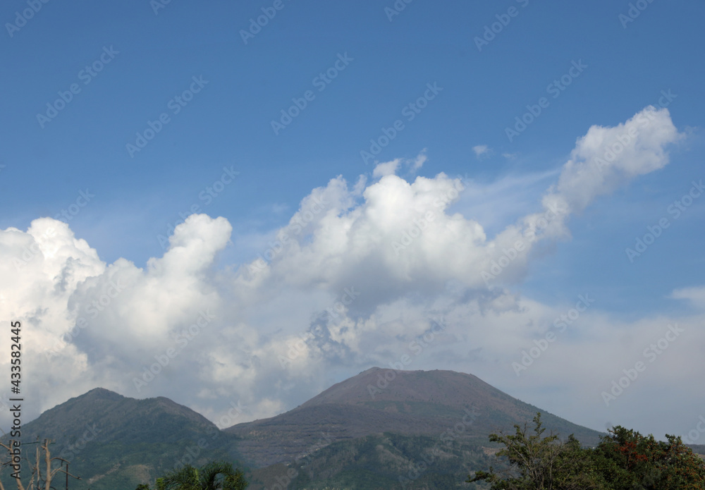 Fototapeta premium volcano named Vesuvius near the city of Naples in southern Italy