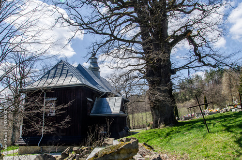 Fototapeta Naklejka Na Ścianę i Meble -  Cerkiew św. Paraskewy w Górzance Bieszczady 