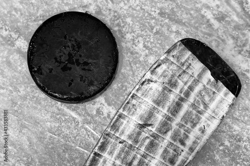 Hockey Stick and Puck