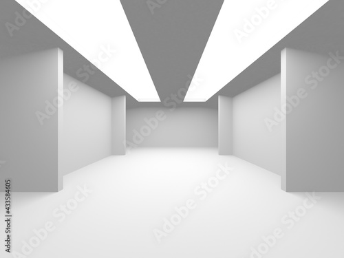 Wallpaper Mural White Modern Background. Abstract Building Concept Torontodigital.ca