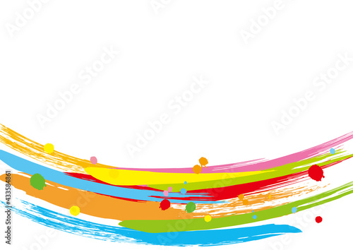 SDGs　カラフルなイメージ背景デザイン