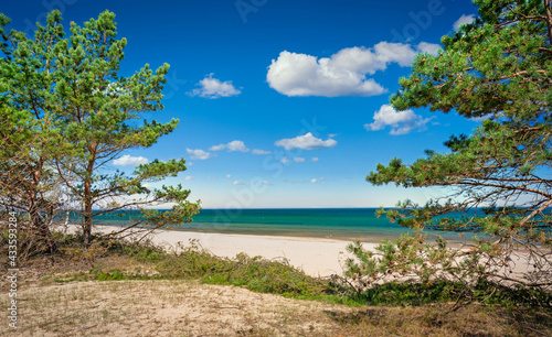 Baltic Sea beach at summer in Sobieszewo, Poland © Patryk Kosmider