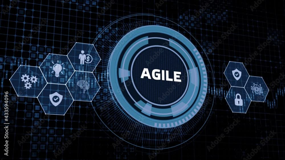 Business, Technology, Internet and network concept. Agile Software Development. Business, Technology, Internet and network concept. Agile Software Development.