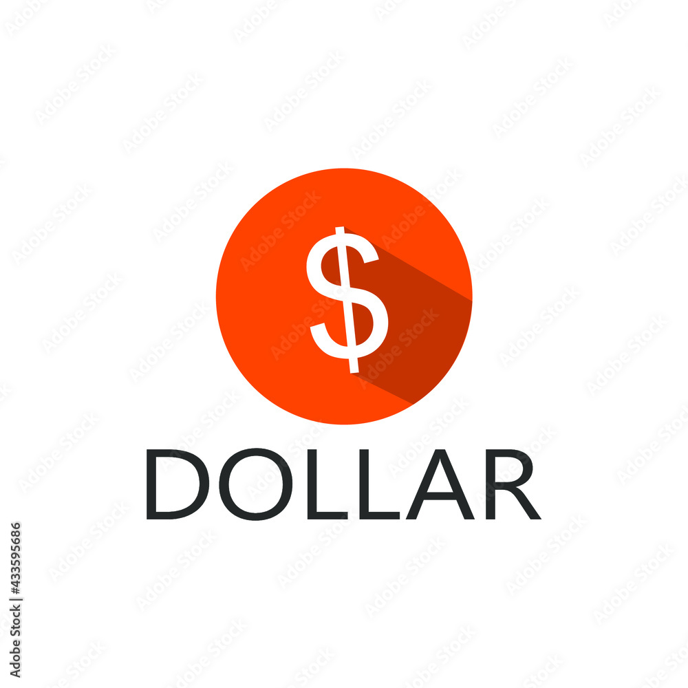 dollar bill icon inside an orange circle dollar bill icon inside an orange circle