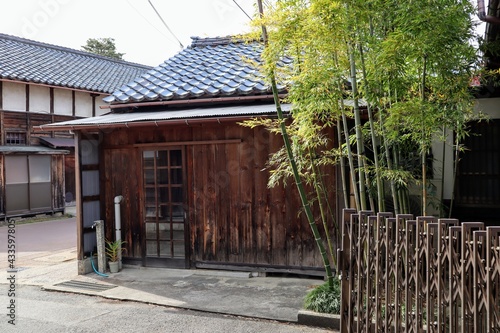 日本の古い家の風景