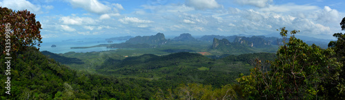 view from the mountains Krabi, Thailand