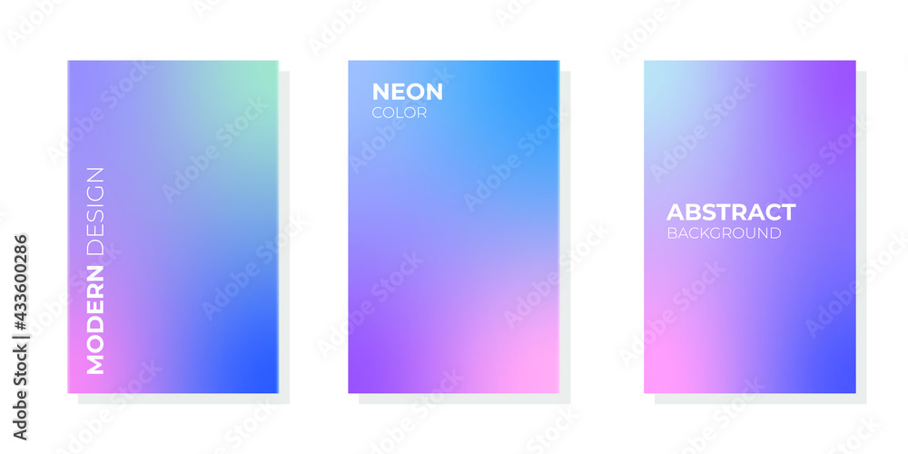 MODERN DESIGN NEON COLOR ABSTRACT BACKGROUND