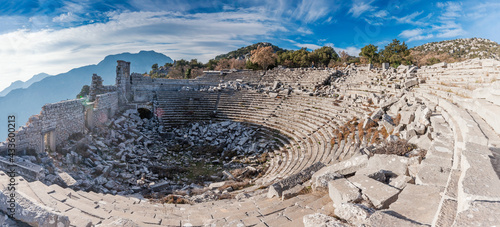 The Theatre of Termessos Ancient City, Turkey photo