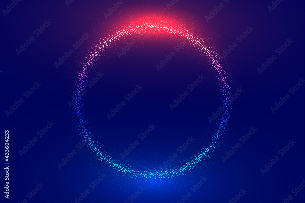 abstract digital particle sphere background
