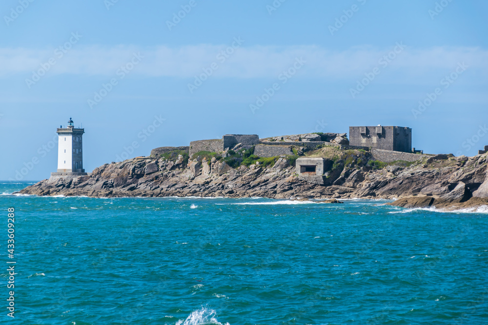 Le Conquet, commune du littorale dans le Finistère en Bretagne, France.	