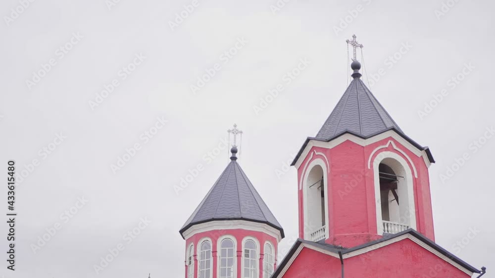 Church outside. Building of religious architecture Church outside. Building of religious architecture
