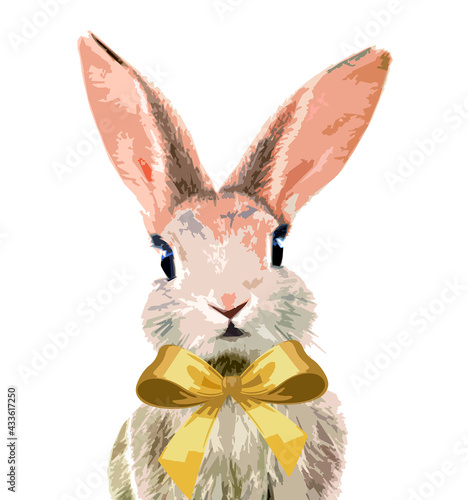 rabbit drawing, textile printing, textile graphics, t-shirt printing
