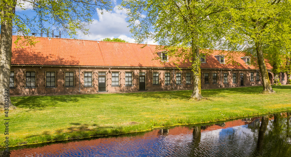 Historic buildings of the former prison in Veenhuizen, Netherlands Historic buildings of the former prison in Veenhuizen, Netherlands