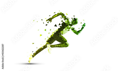 corsa, correre, competizione, sport, poligonale