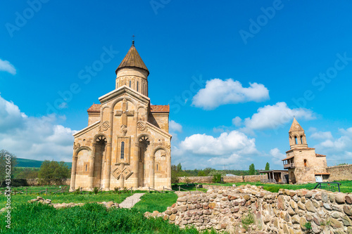 Old orthodox church in the village Samtavisi. Georgia photo