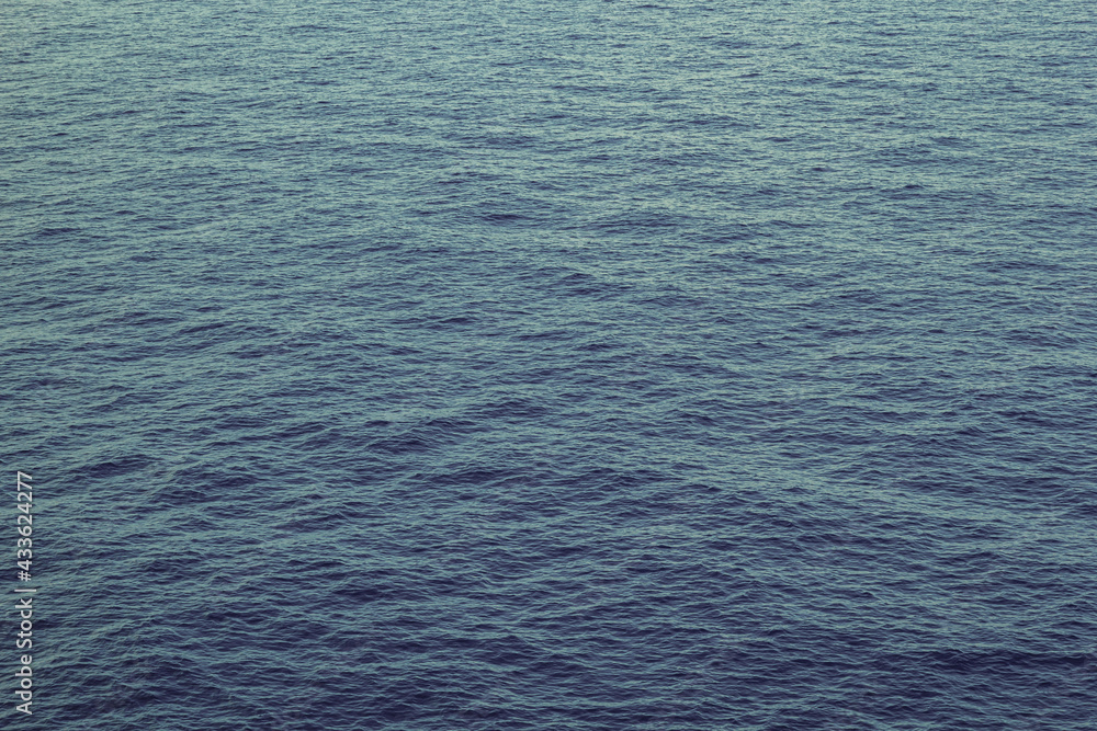 Ocean water with small waves Ocean water with small waves