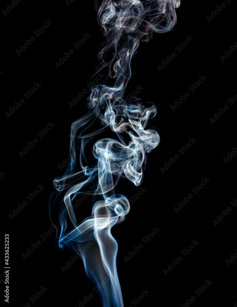 Smoke isolated on black background. Smoke isolated on black background.