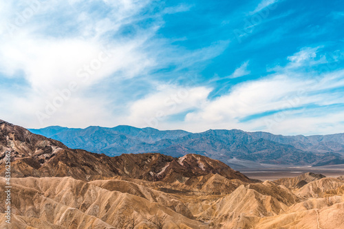 Mountains and hills in Zabritski Point, Death Valley