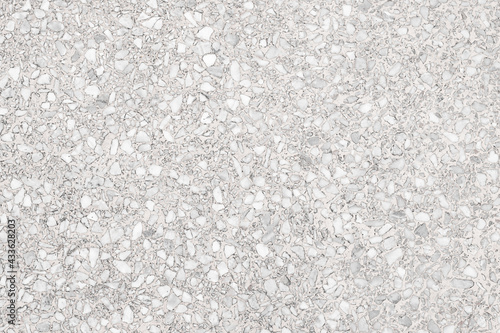 Gray terrazzo floor background or texture.