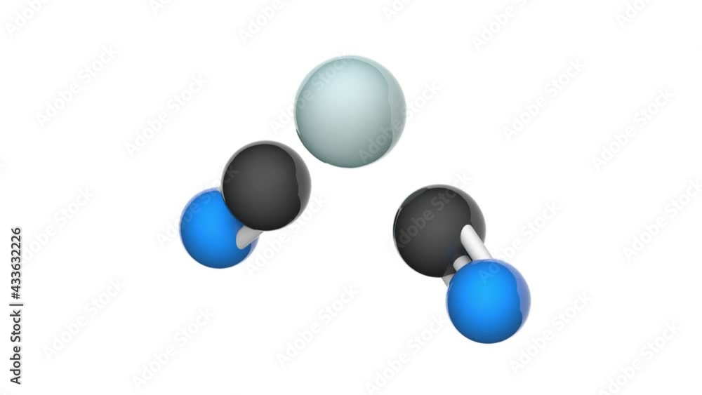 Zinc cyanide, formula Zn(CN)2 or C2N2Zn. It is a white solid that is used for electroplating