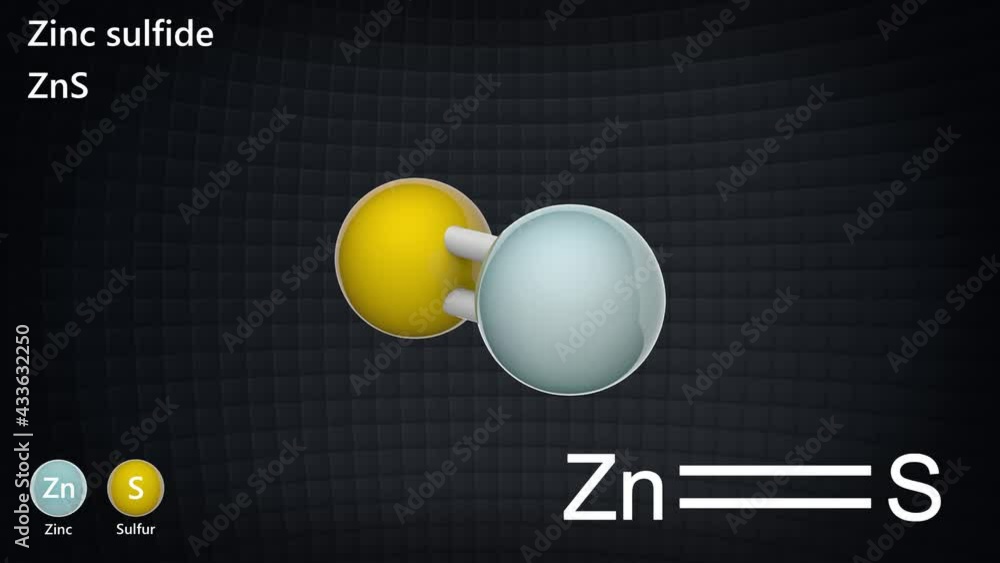 Zinc sulfide (or zinc sulphide) is an compound with the