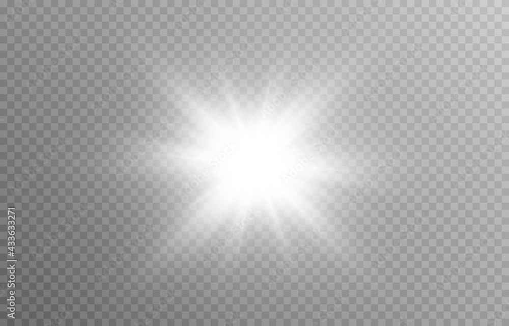 Vector white light. Sun, sun rays, flare, dawn png. Explosion of white light. White Star PNG. White flash png. Vector white light. Sun, sun rays, flare, dawn png. Explosion of white light. White Star PNG. White flash png.