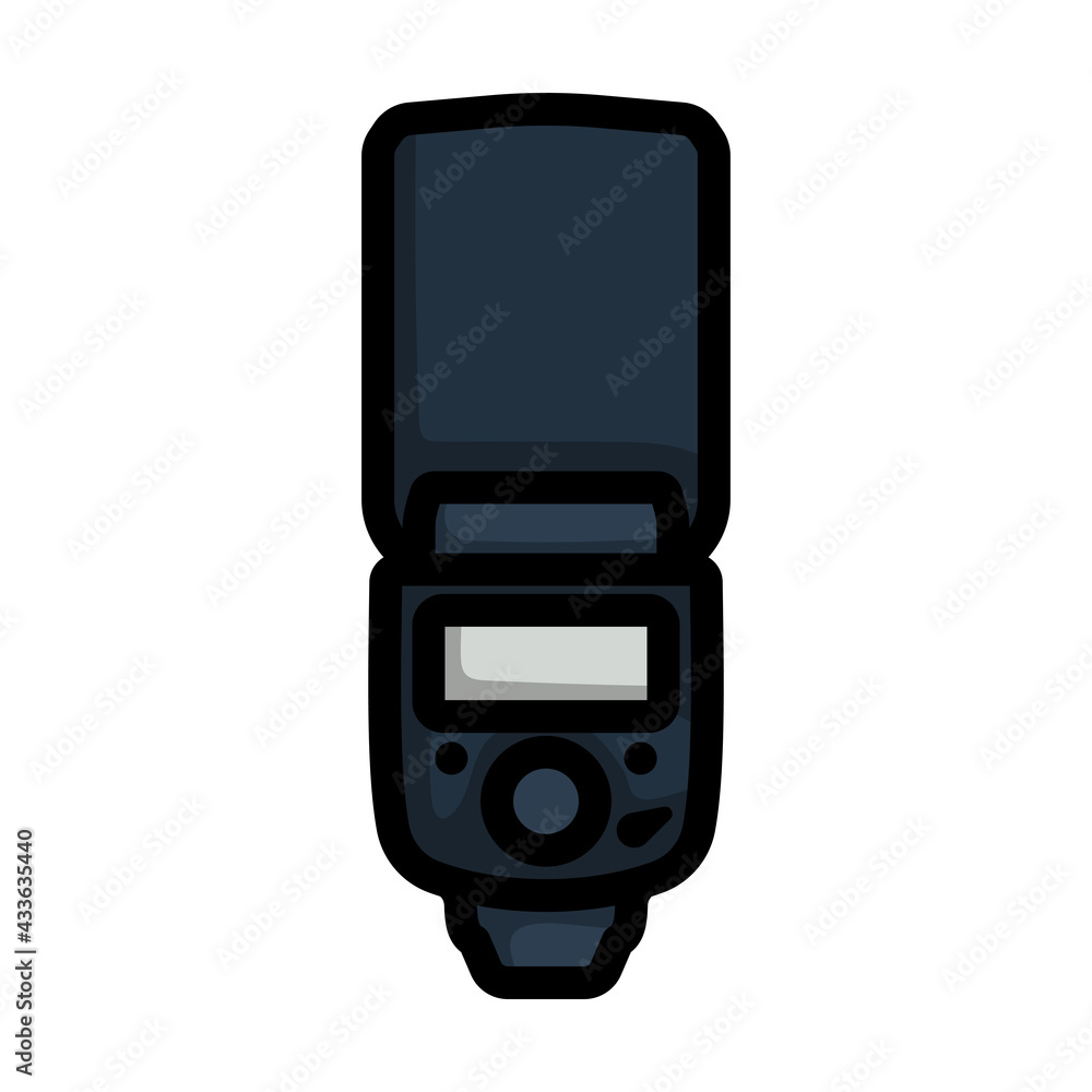 Icon Of Portable Photo Flash Icon Of Portable Photo Flash