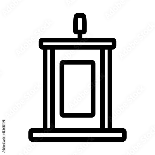 Witness Stand Icon