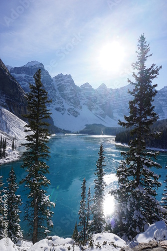 Glacially-fed Moraine Lake