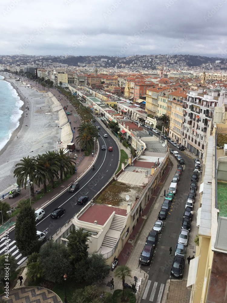 Obraz premium Côte d’Azure, ville de nice