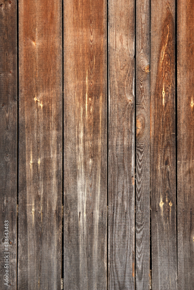 Obraz premium Background from old brown boards