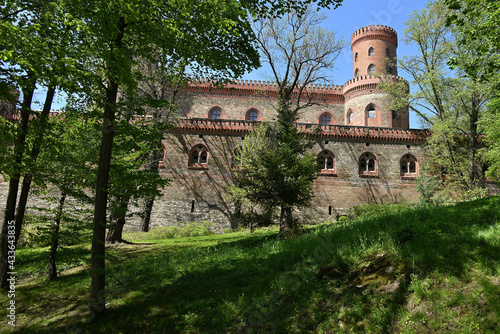 Marianna Orańska von Hohenzoller's Palace Kamieniec Ząbkowicki (German Kamenz, Camenz). Architect Karol Fryderyk Schinkel and Ferdynand Martius. Built in 1782.