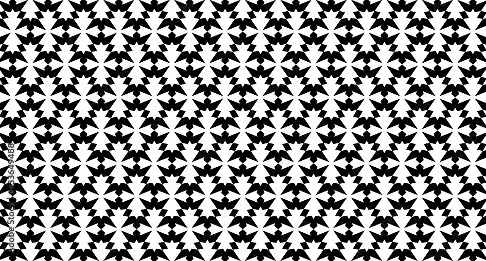 black and white seamless pattern-20a3b