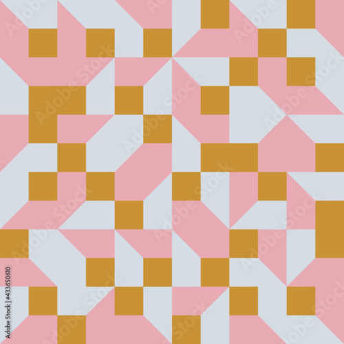 Simple Geometric Pattern Design With Basic Geometry Forms