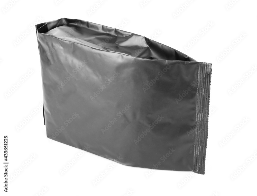 Blank paper bag on a white background Blank paper bag on a white background