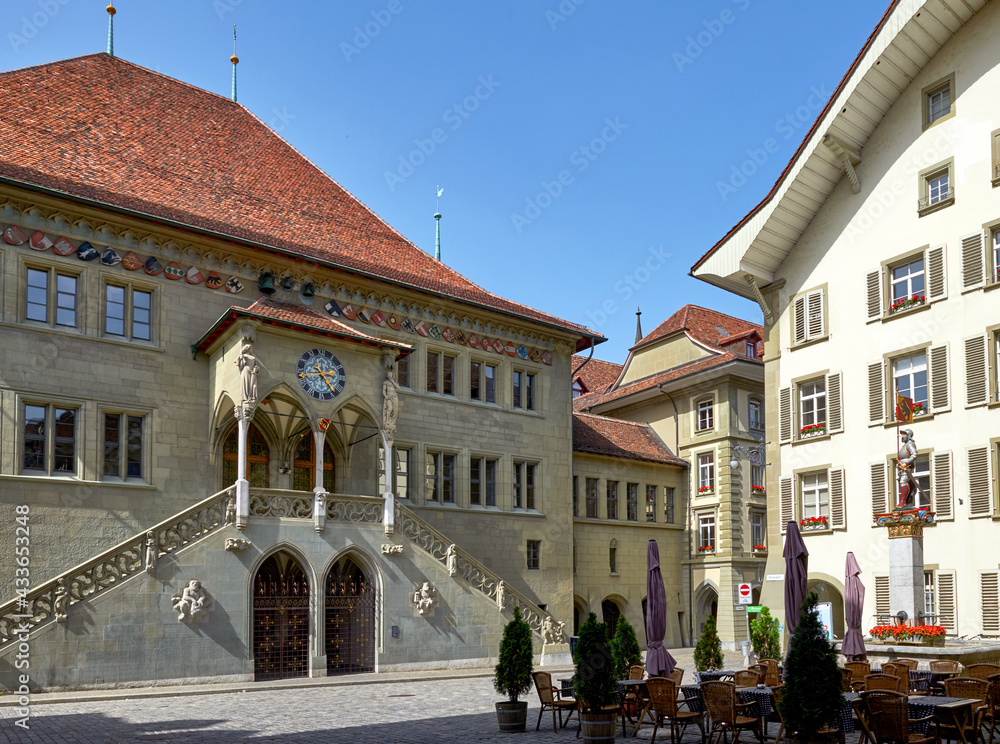 Naklejka premium View of the streets of Bern