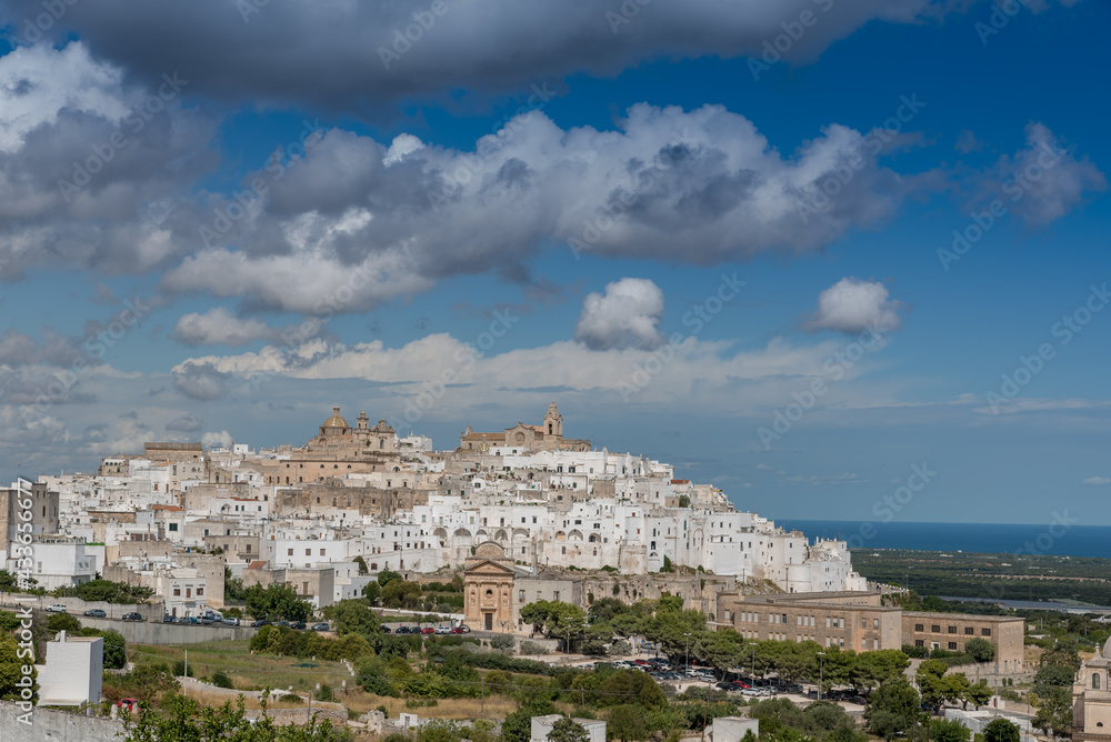 Ostuni Puglia streets buildings