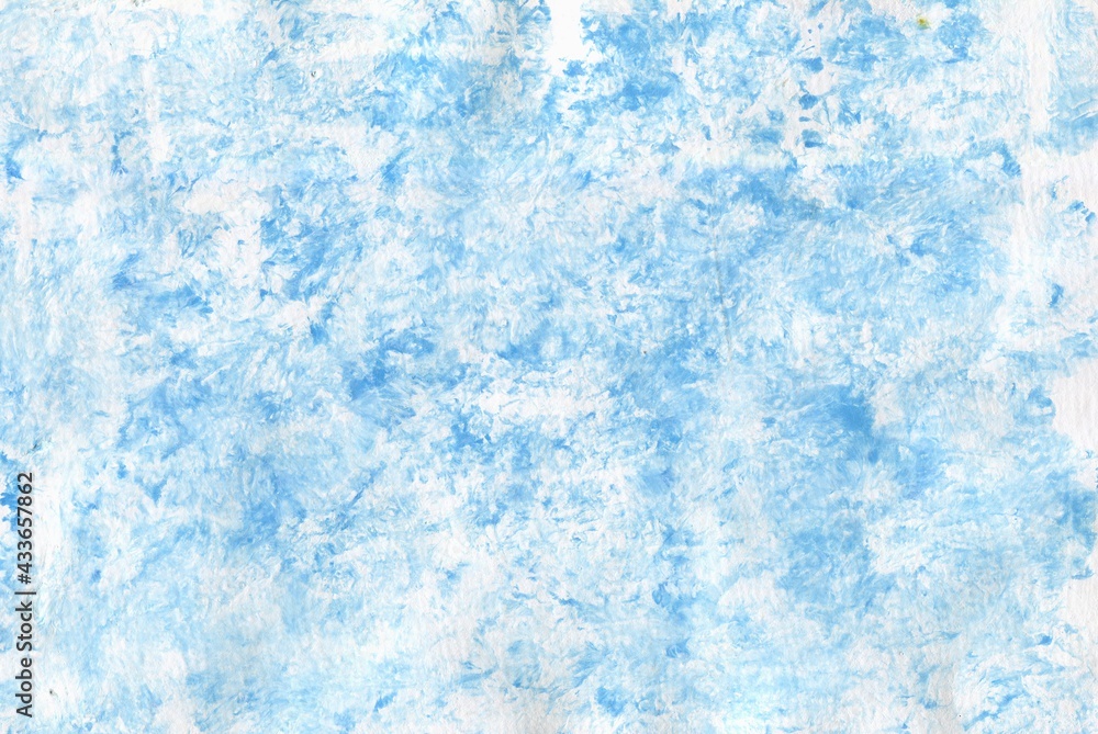 Fototapeta premium Abstract Grunge Decorative Textured light blue Background. Banner with Space For Text