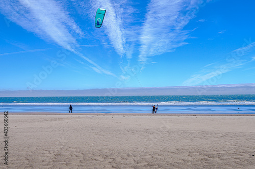 Staycation, Kiteboarding Stinson Beach California.