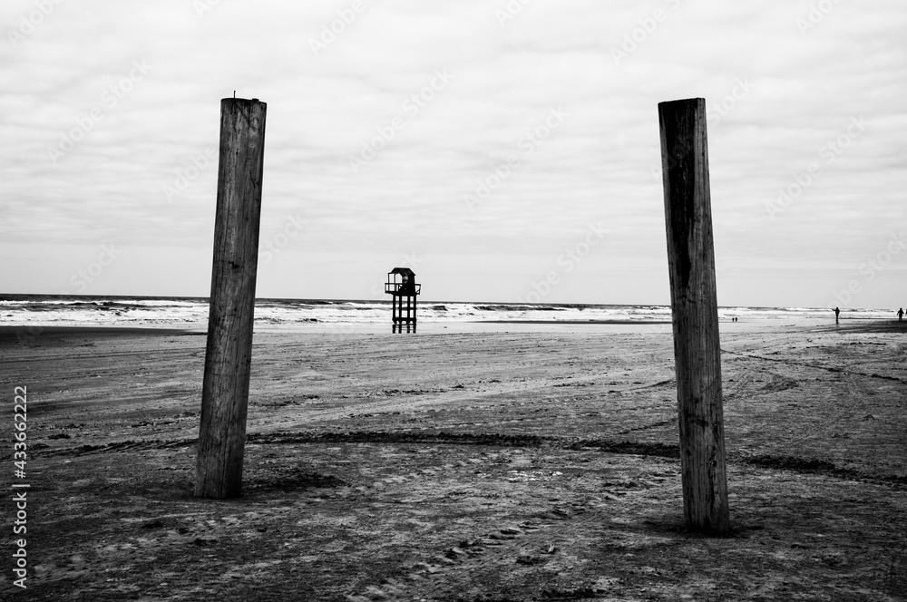 Fototapeta premium person on the beach