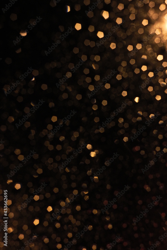 Bokeh from raindrops reflected with the lights. Bokeh from raindrops reflected with the lights.